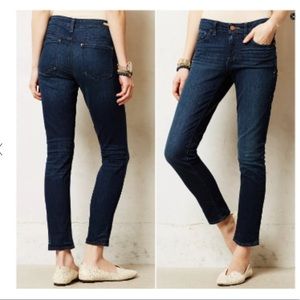 Anthropologie Pilcro and the Letterpress Stet skinny jeans | size 29 Dark Wash